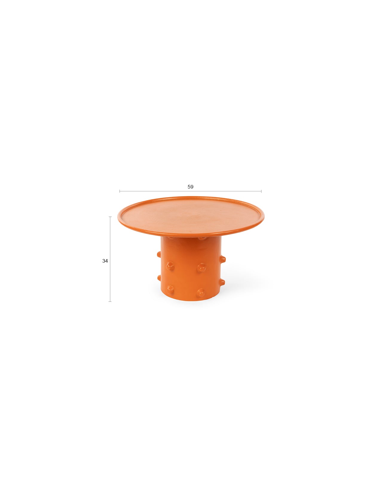 Bold Monkey Pinch Me Bobbled Orange Coffee Table